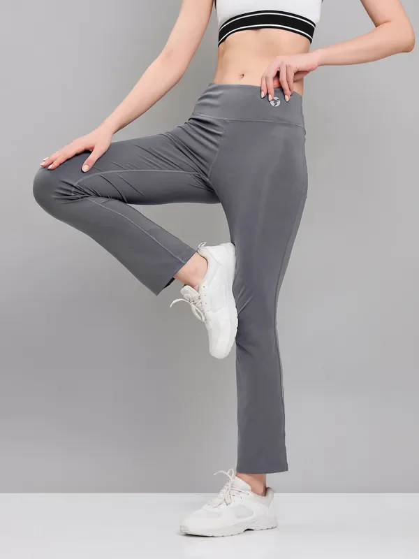 Women Solid Straight Pants with ELASTO PLUS - Image 4