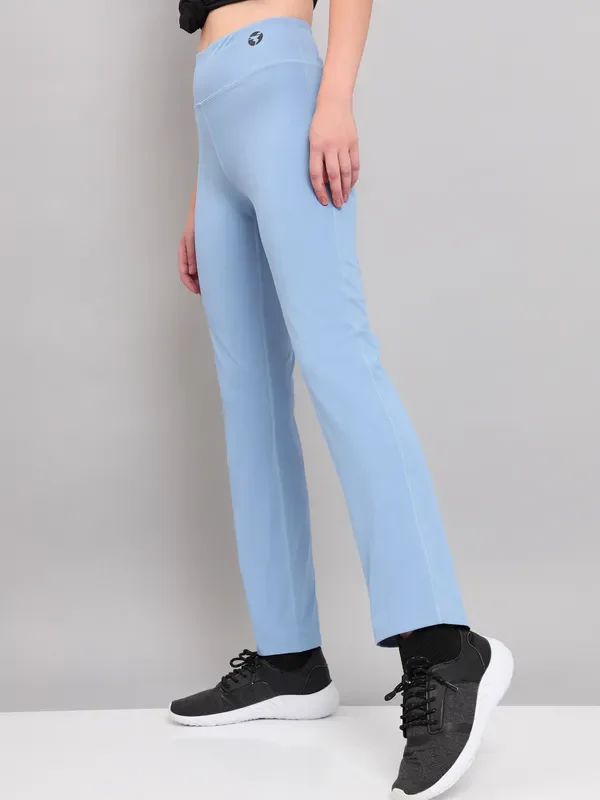Women Solid Straight Pants with ELASTO PLUS