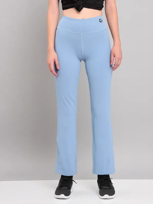 Women Solid Straight Pants with ELASTO PLUS - Image 3