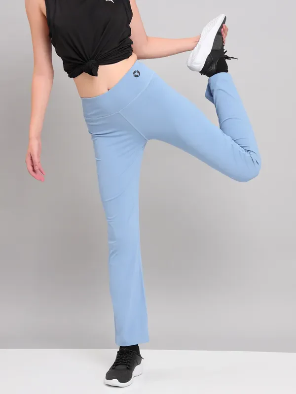 Women Solid Straight Pants with ELASTO PLUS - Image 5