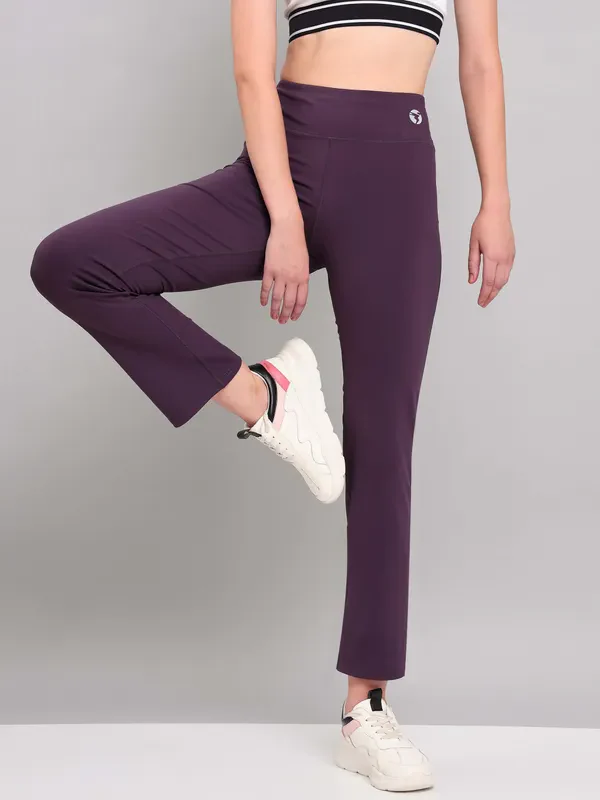 Women Solid Straight Pants with ELASTO PLUS - Image 5