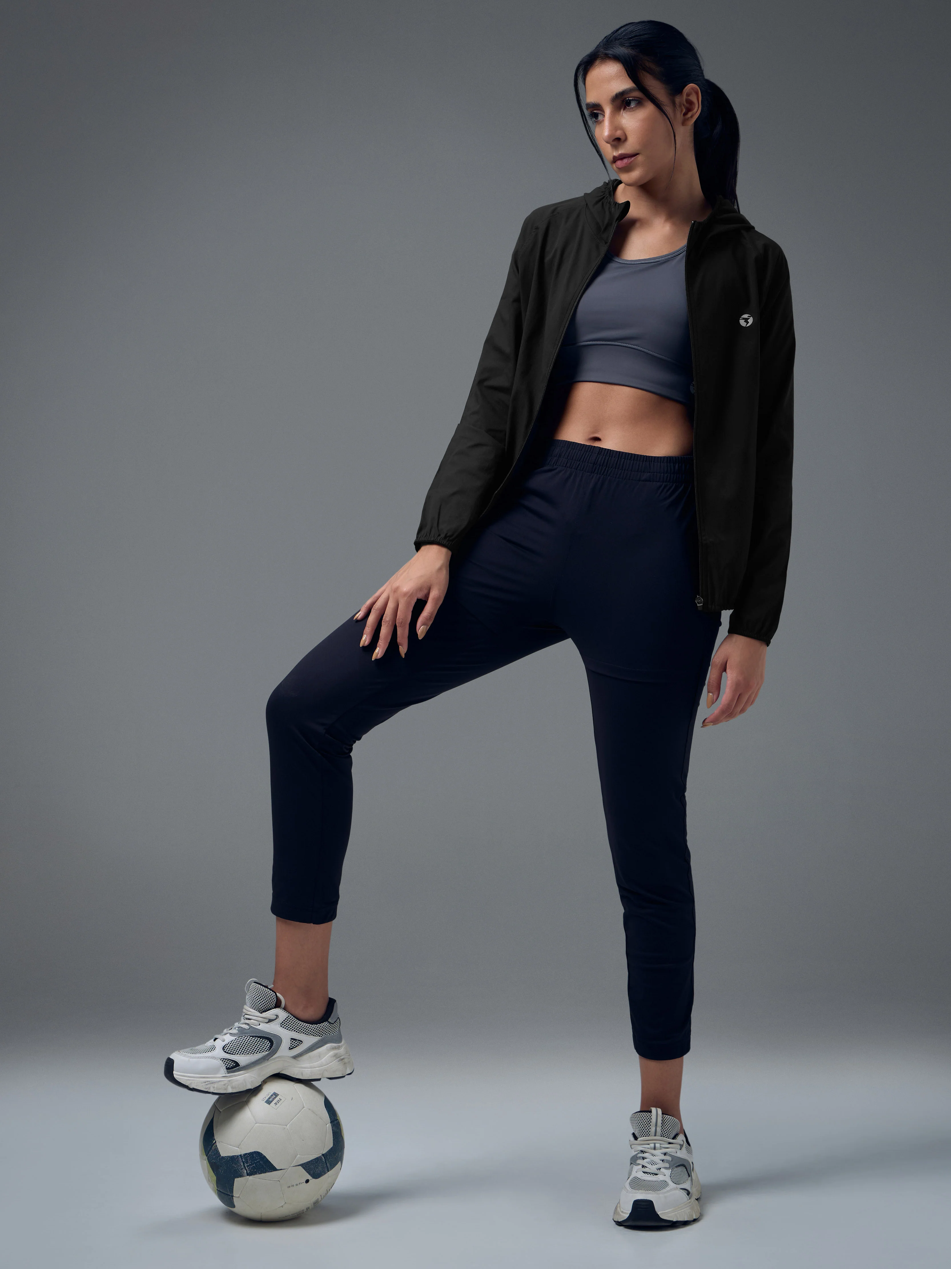 Women Slim Fit Hooded Jacket with TECHNOWARM+ - Image 5
