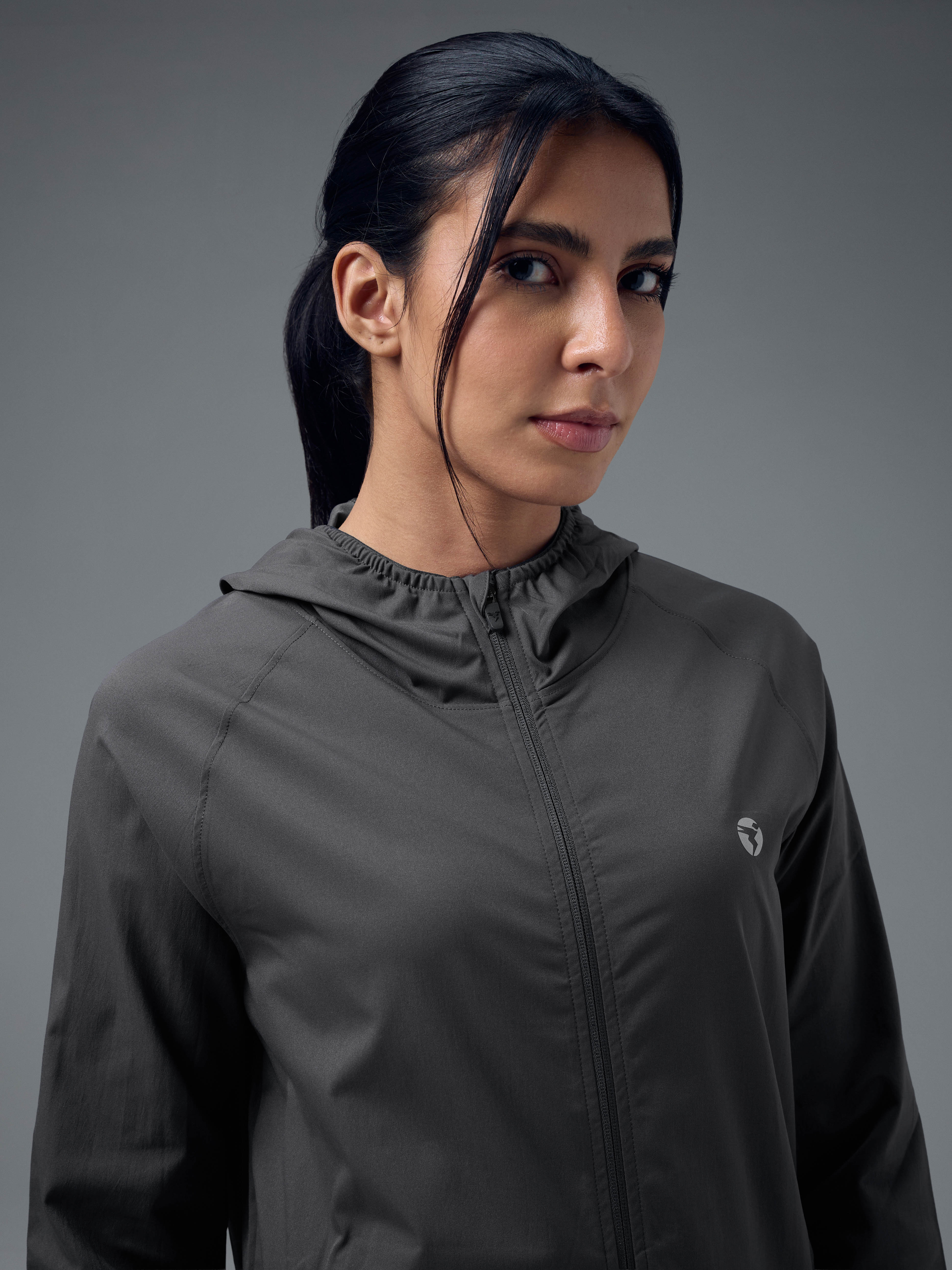 Women Slim Fit Hooded Jacket with TECHNOWARM+ - Image 6