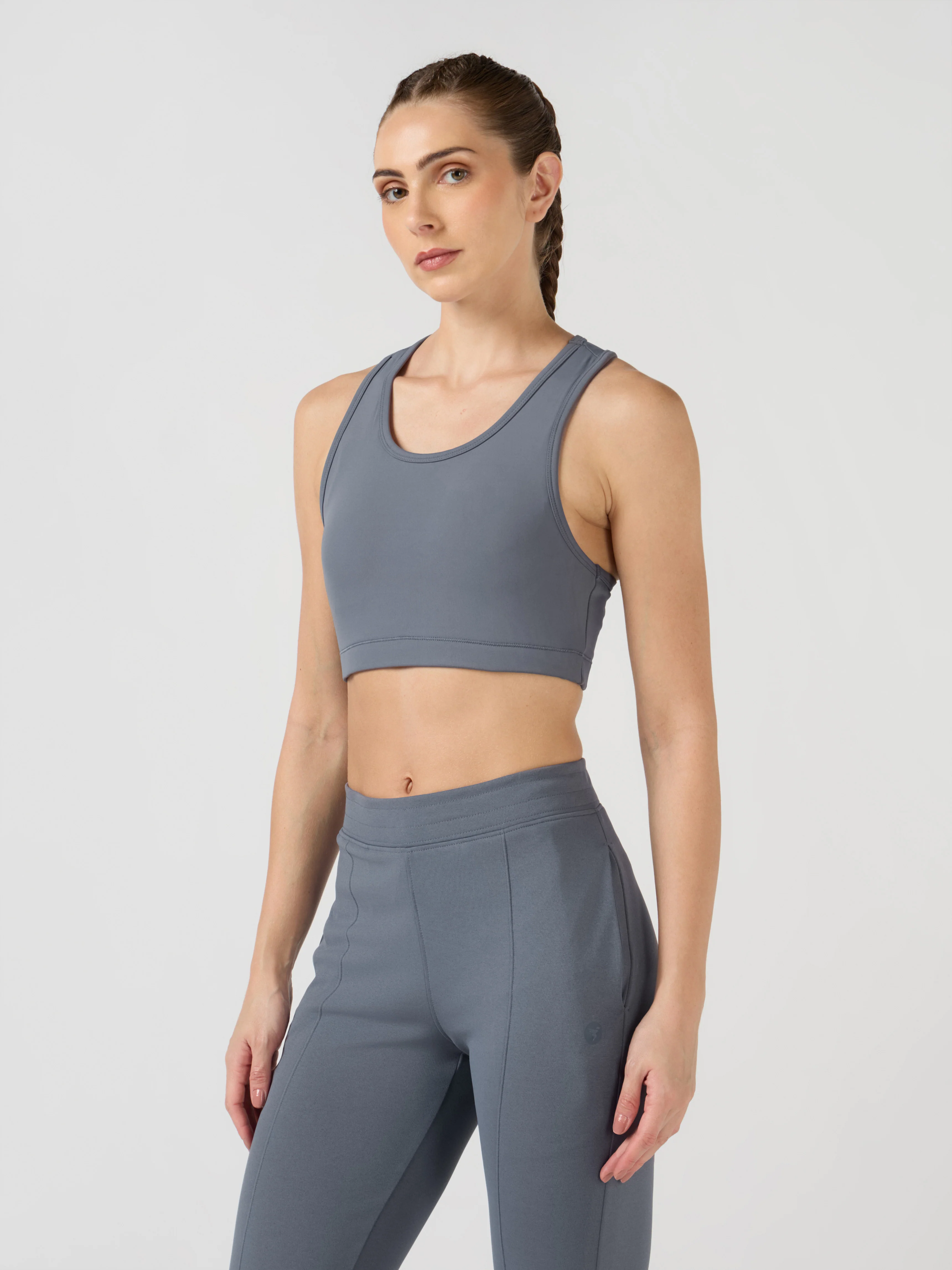 Women Slim Fit Scoop Neck Sports Bra with ELASTO PLUS for Training - Image 4