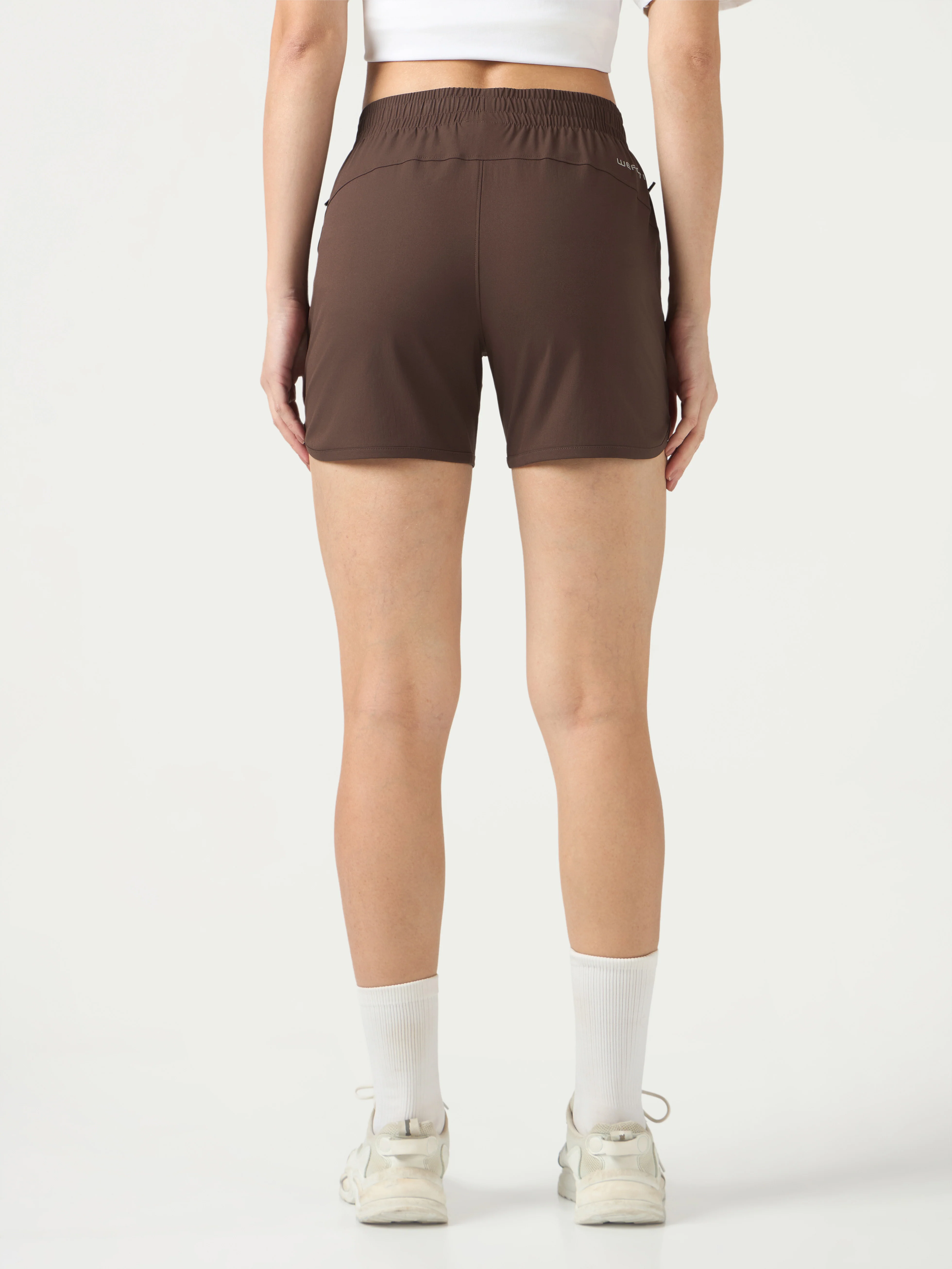 Women Solid Regular Fit Shorts with TS FLEXI - Image 3