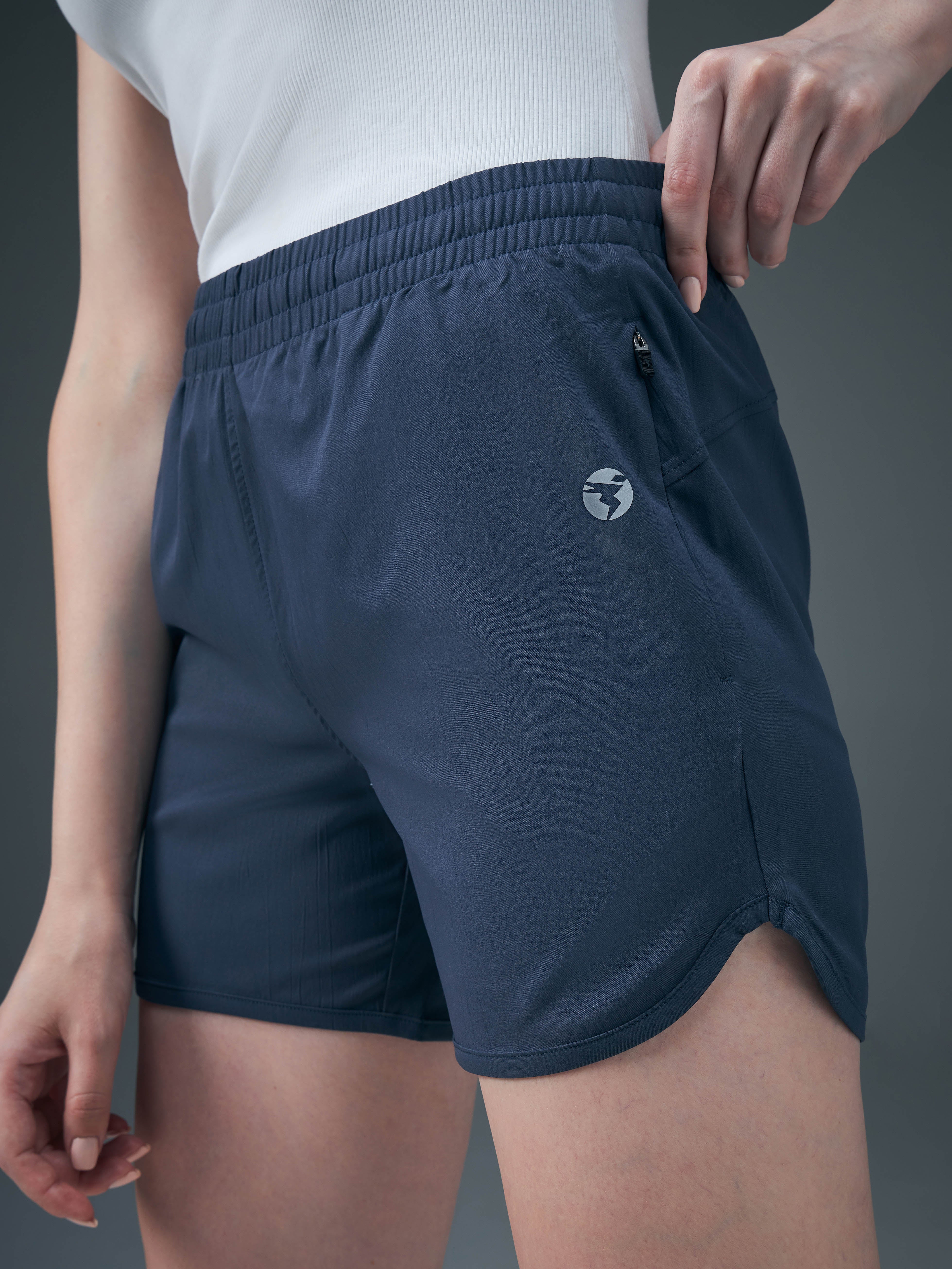 Women Solid Regular Fit Shorts with TS FLEXI - Image 6