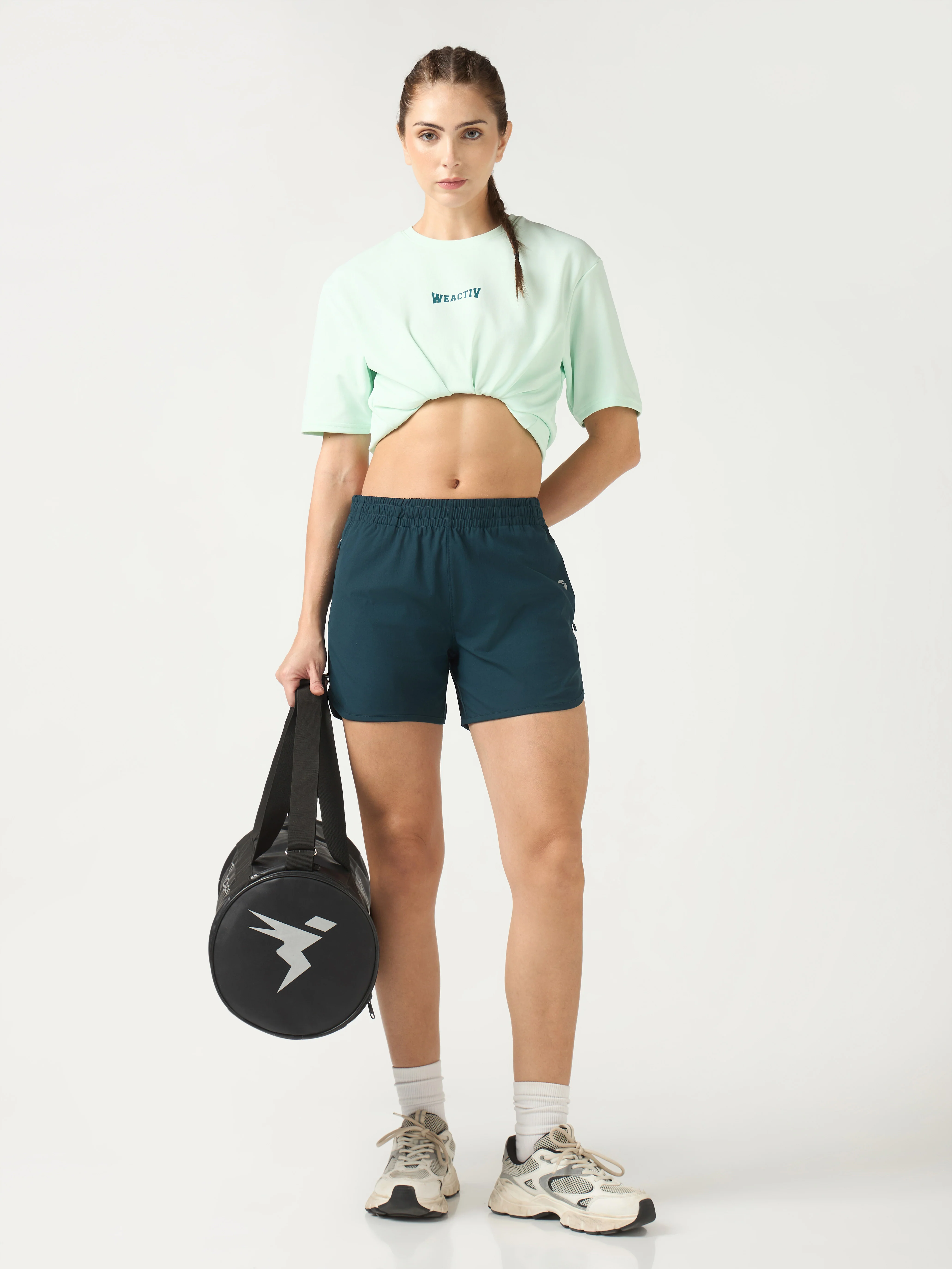 Women Solid Regular Fit Shorts with TS FLEXI - Image 6