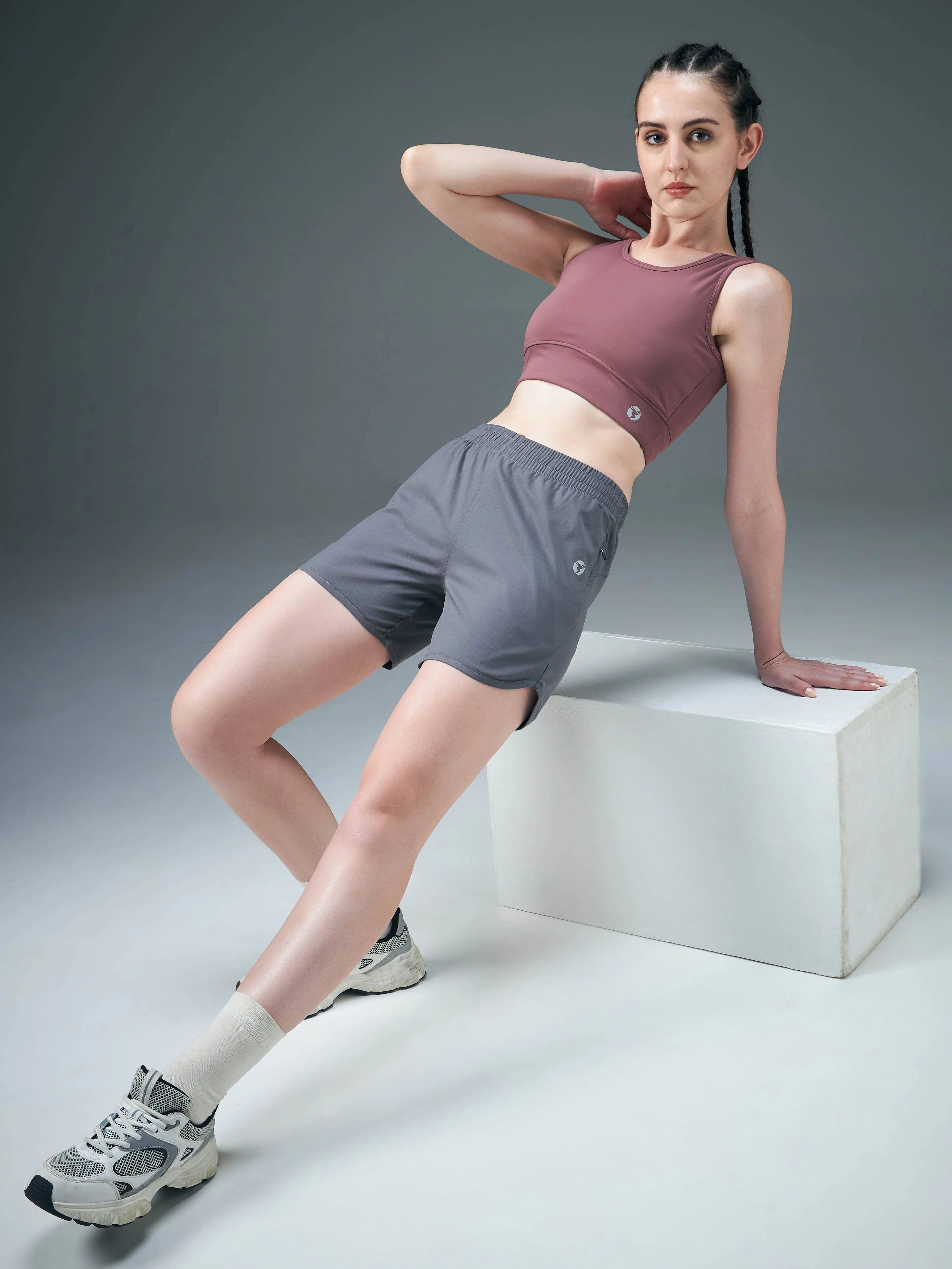 Women Solid Regular Fit Shorts with TS FLEXI - Image 6