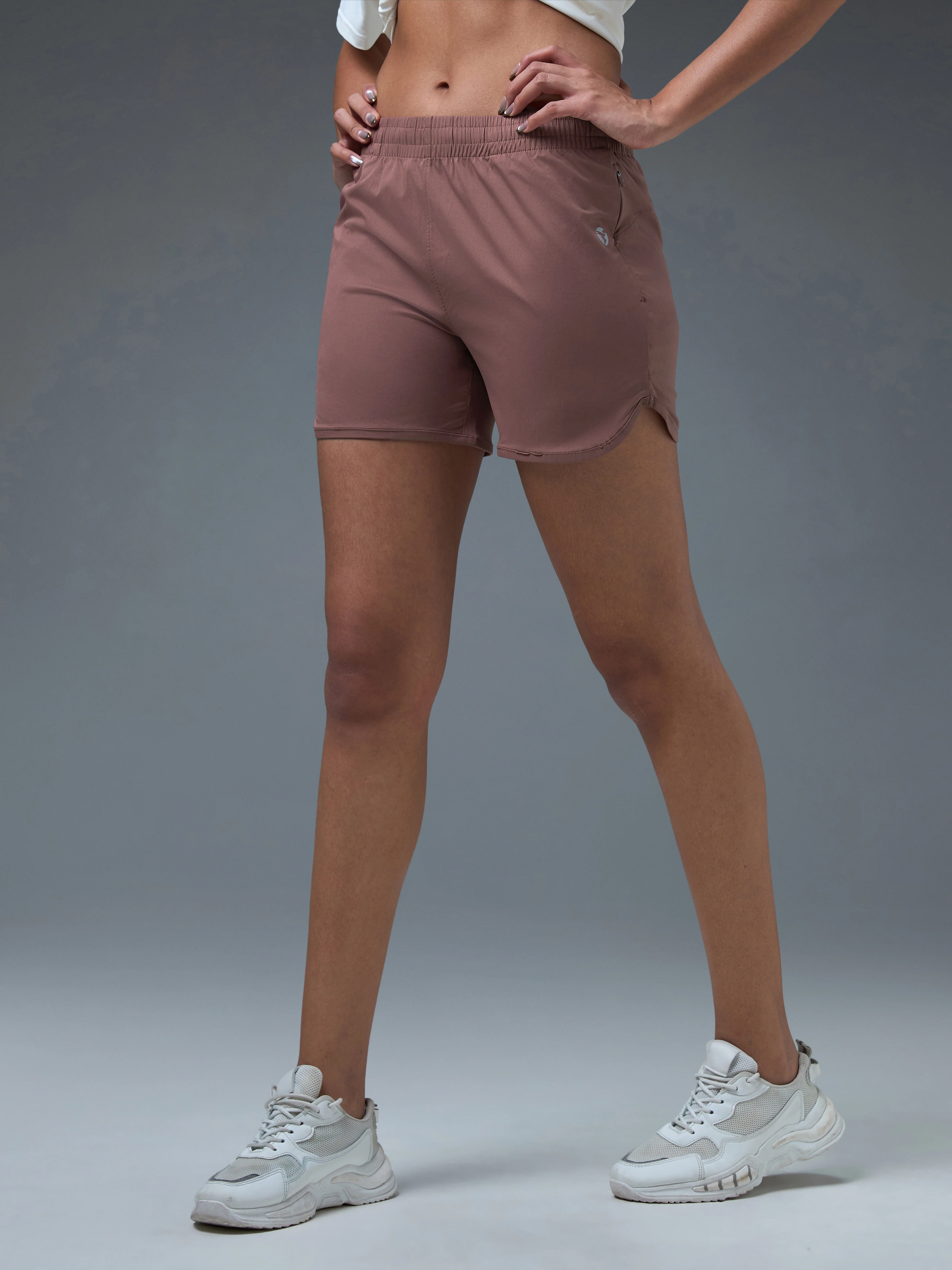 Women Solid Regular Fit Shorts with TS FLEXI - Image 4