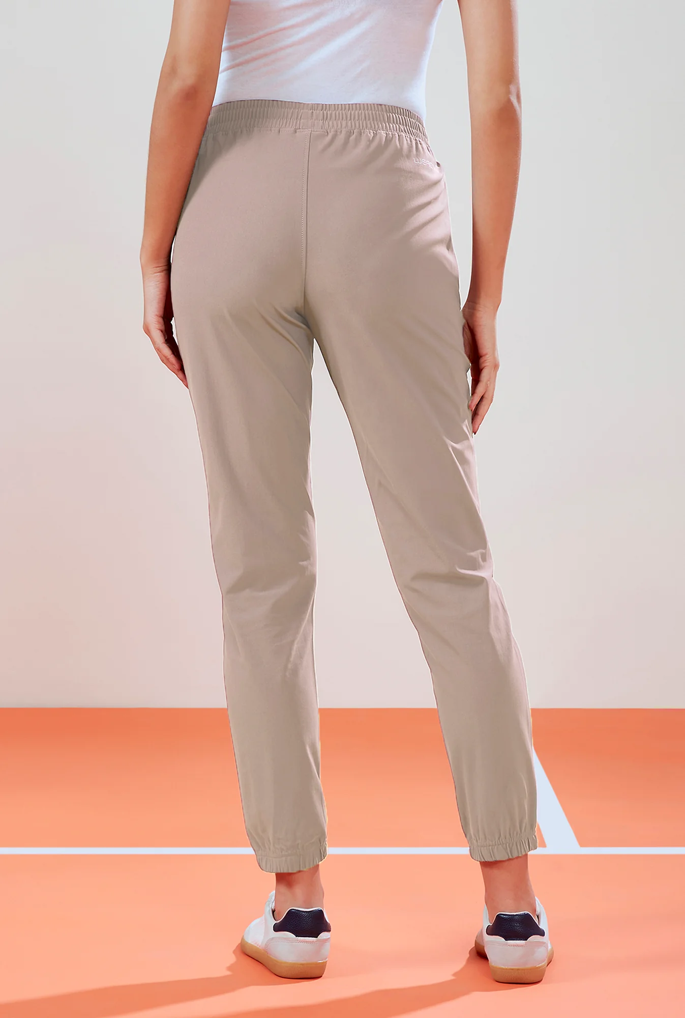 Women Solid Relax Fit Joggers with DURACOOL - Image 3