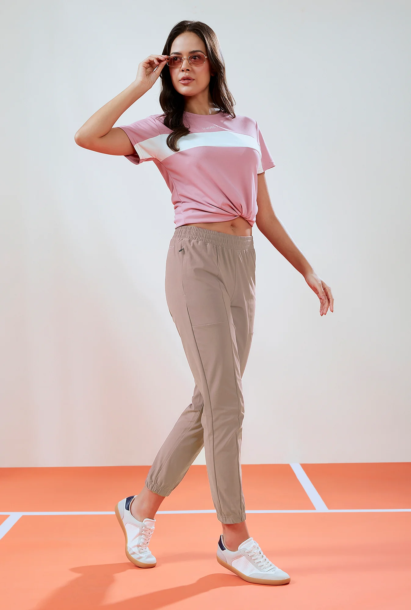Women Solid Relax Fit Joggers with DURACOOL - Image 5