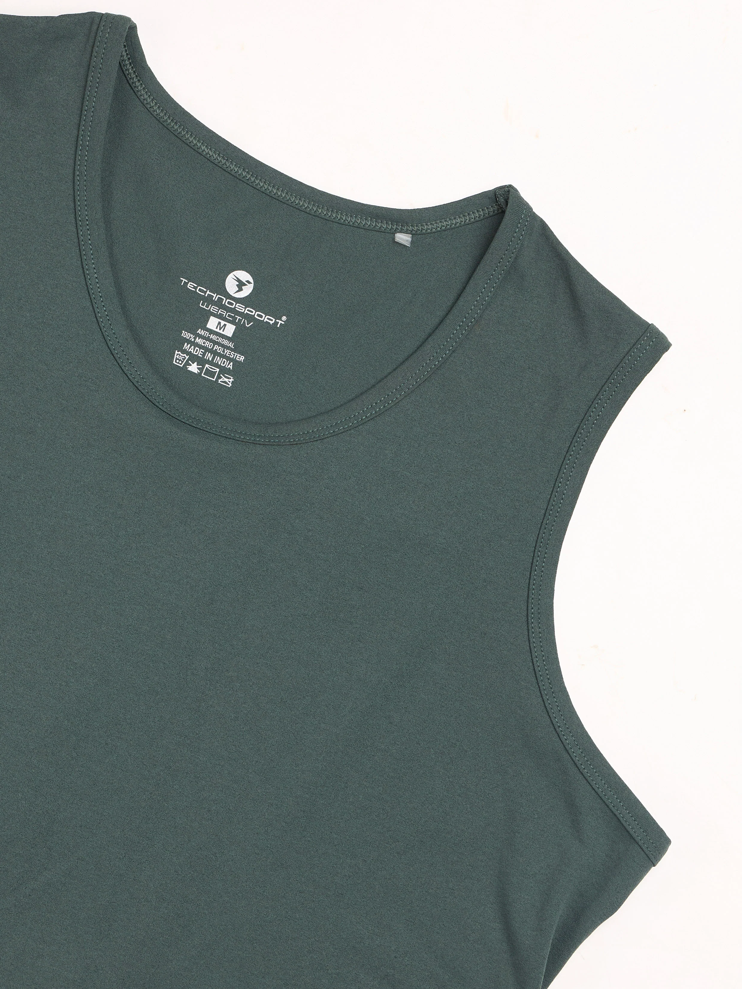 Women Solid Slim Fit Round Neck Tank Top with COTFLEX - Image 7