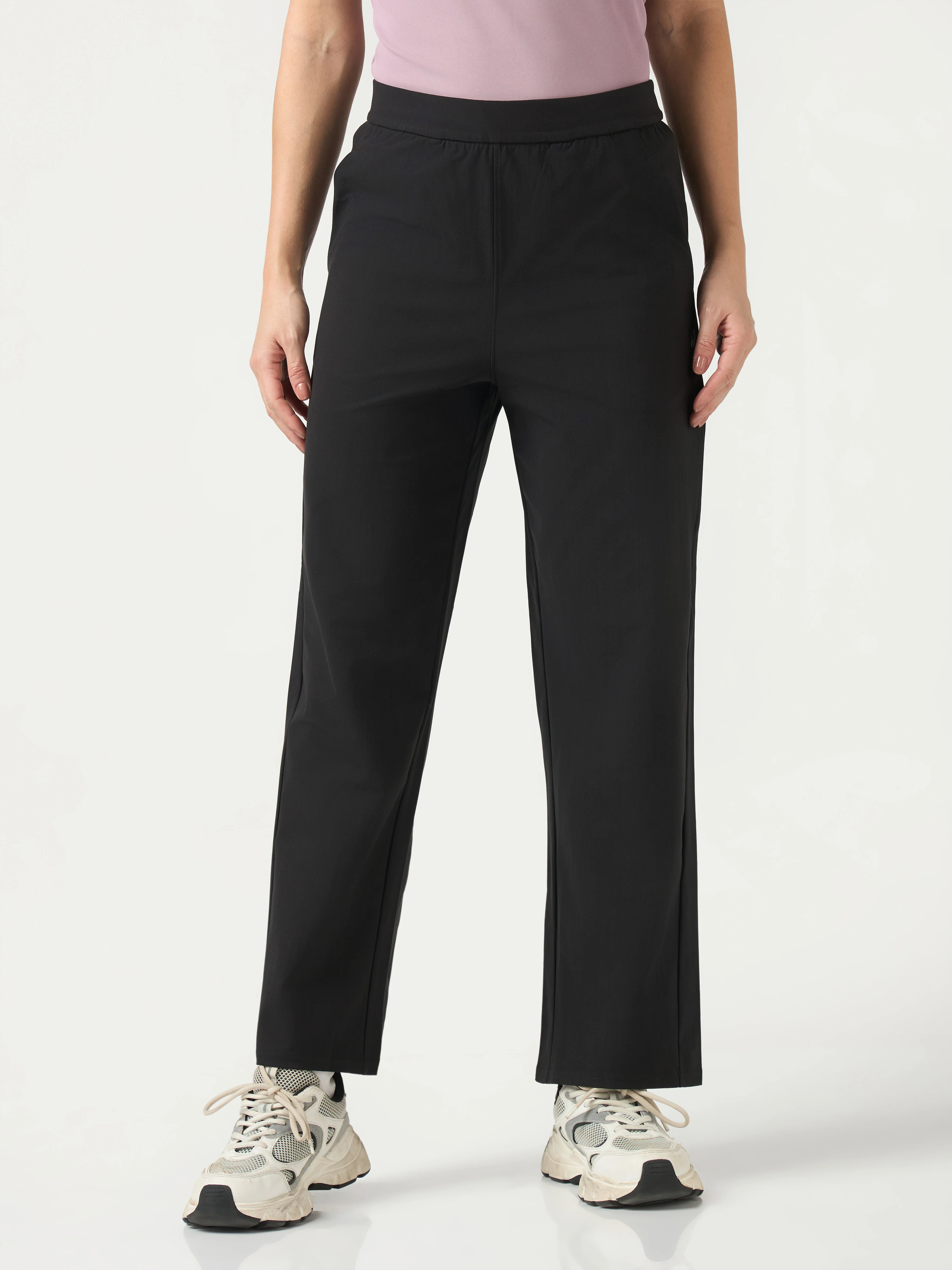 Women Straight Fit Trackpants with DURACOOL+ - Image 2