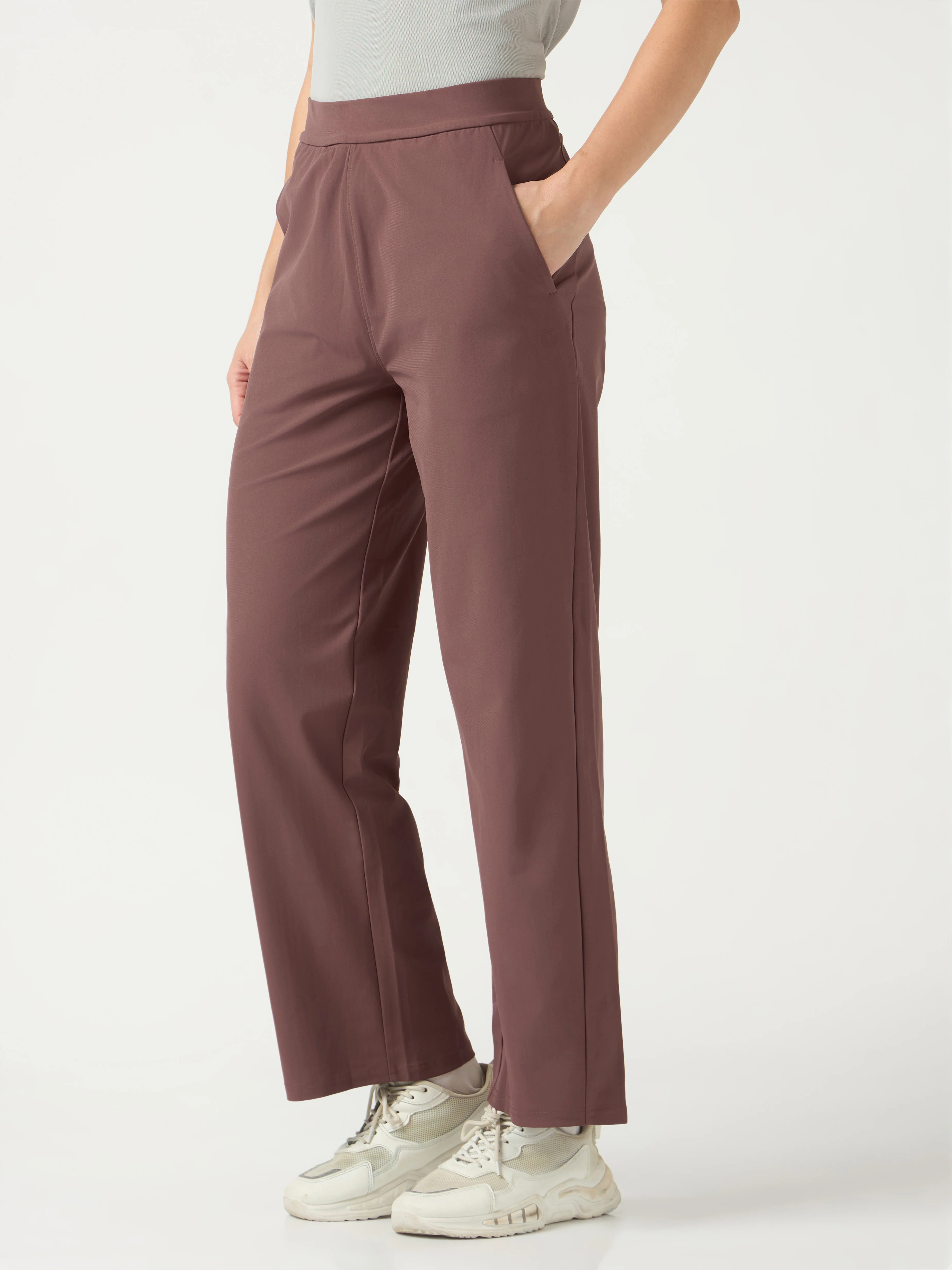 Women Straight Fit Trackpants with DURACOOL+ - Image 4