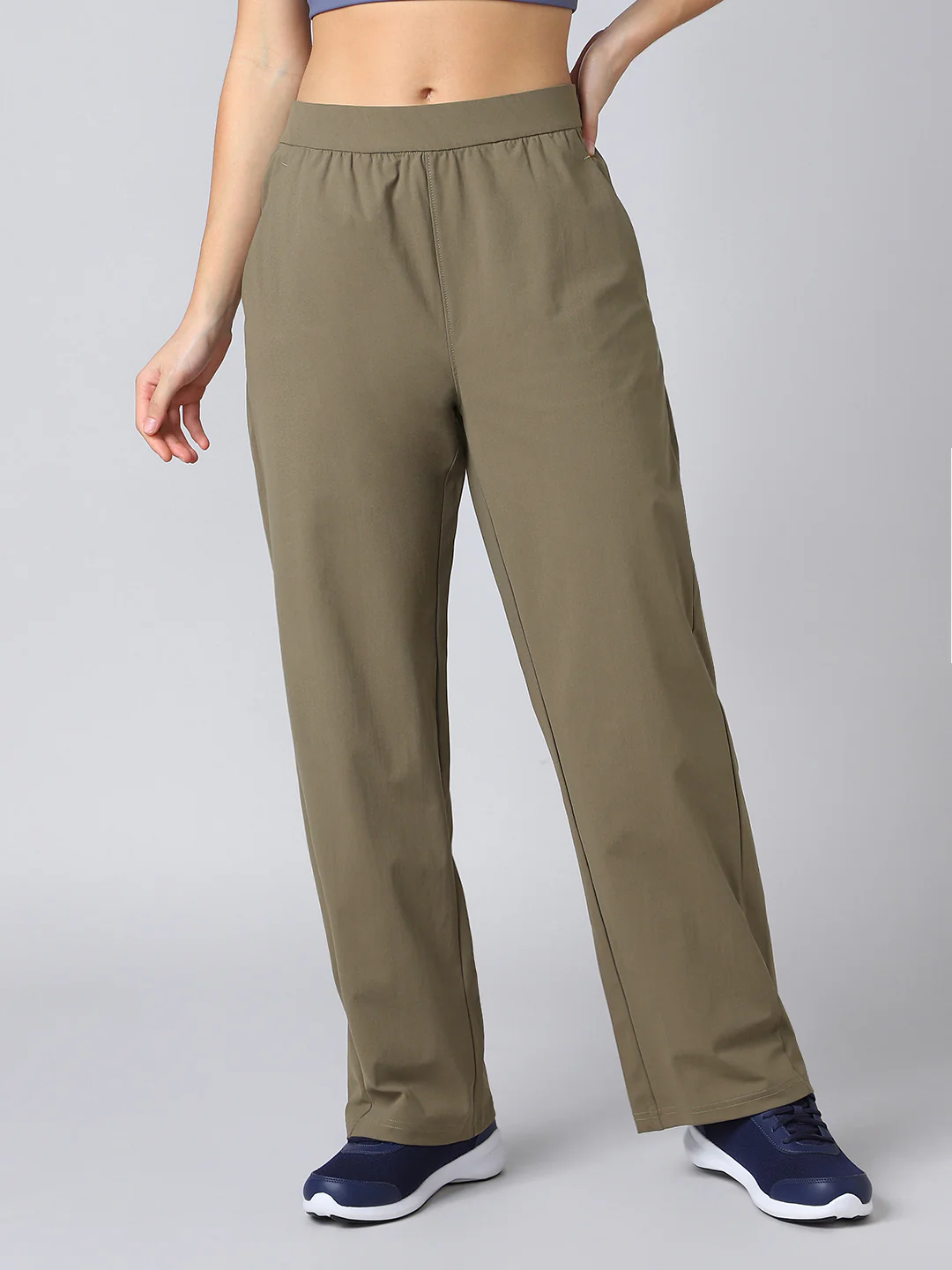 Women Straight Fit Trackpants with DURACOOL+ - Image 2