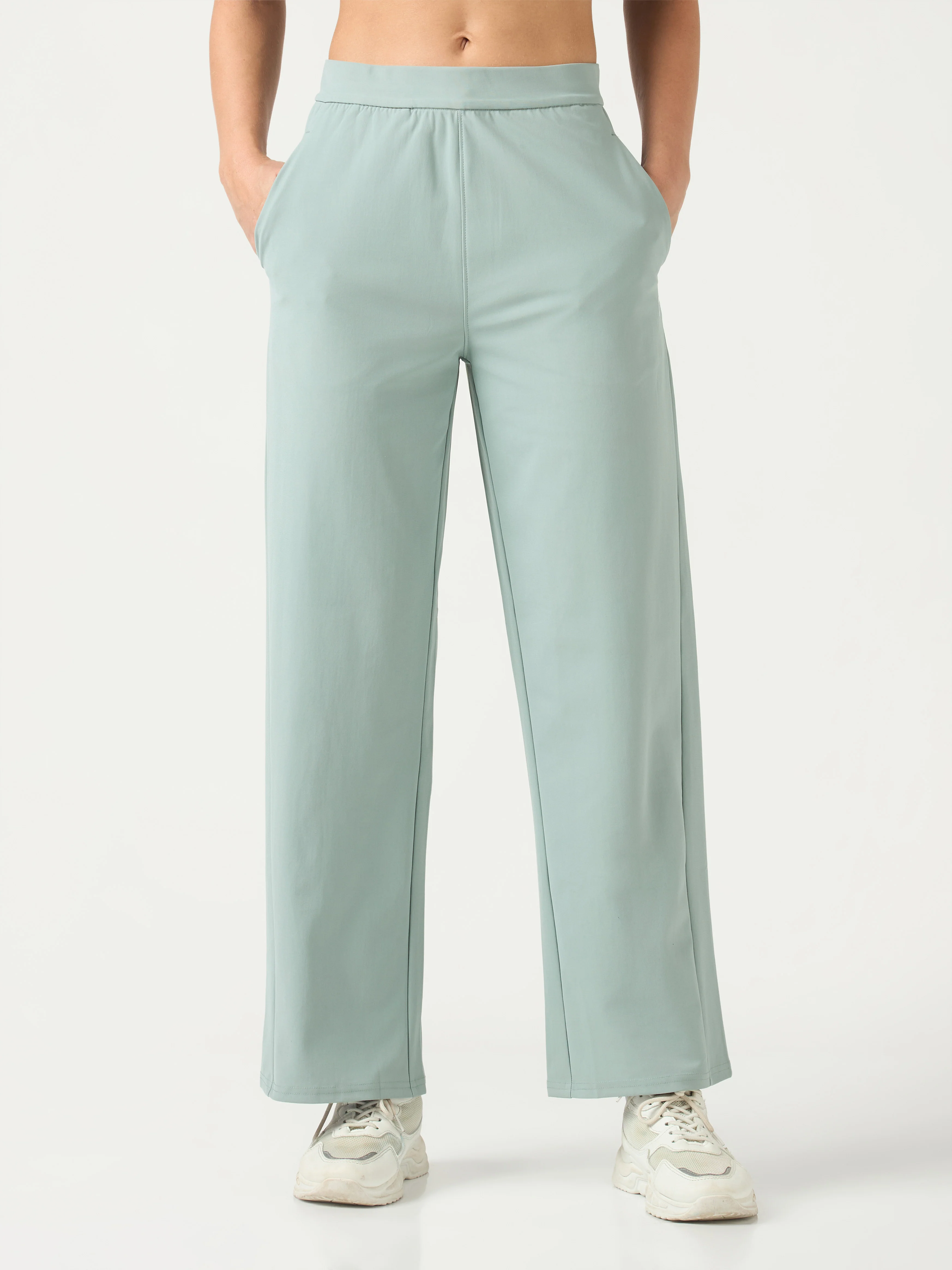 Women Straight Fit Trackpants with DURACOOL+ - Image 2