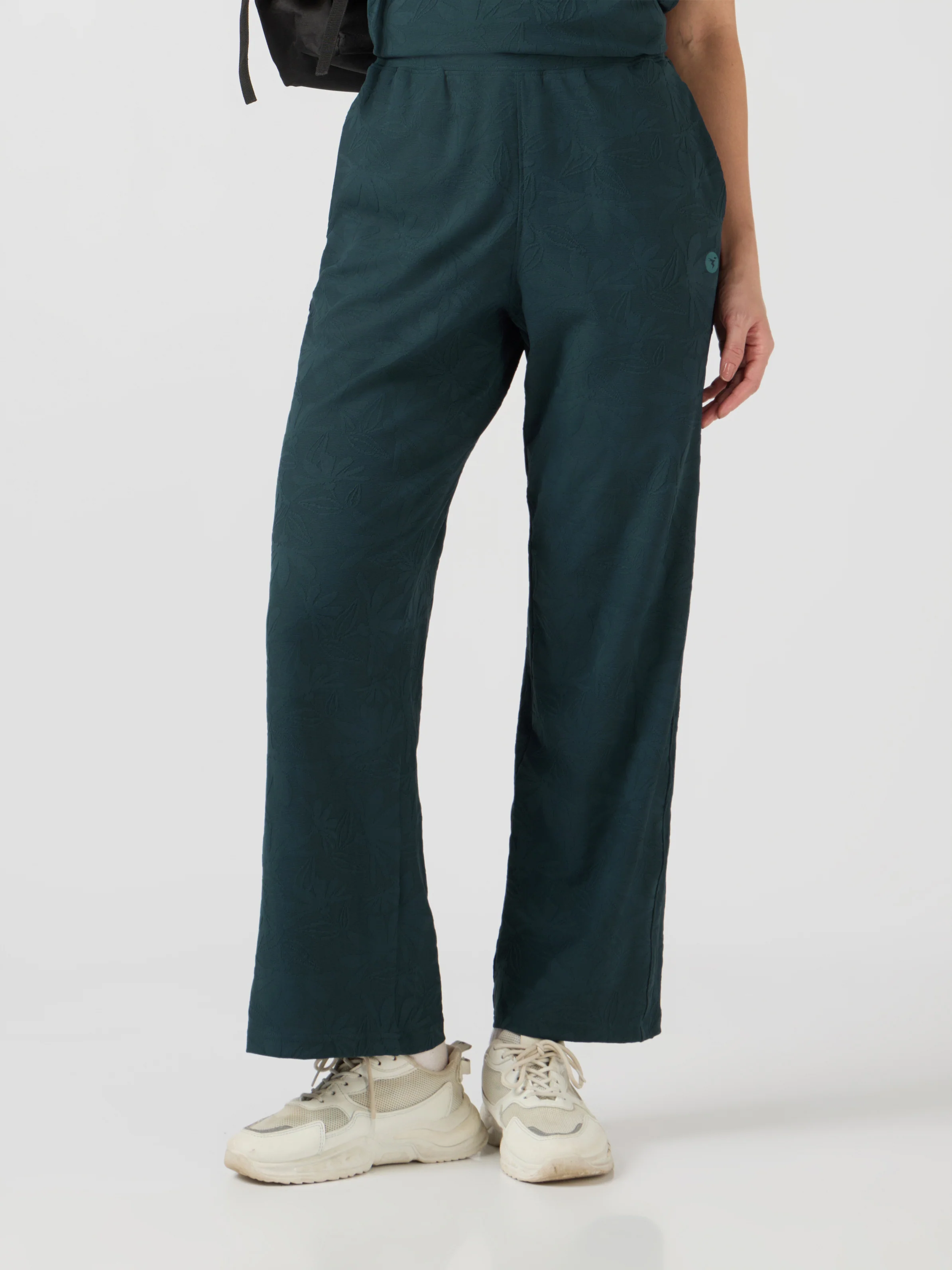 Women Textured Straight Fit Trackpants with COTFLEX - Image 4