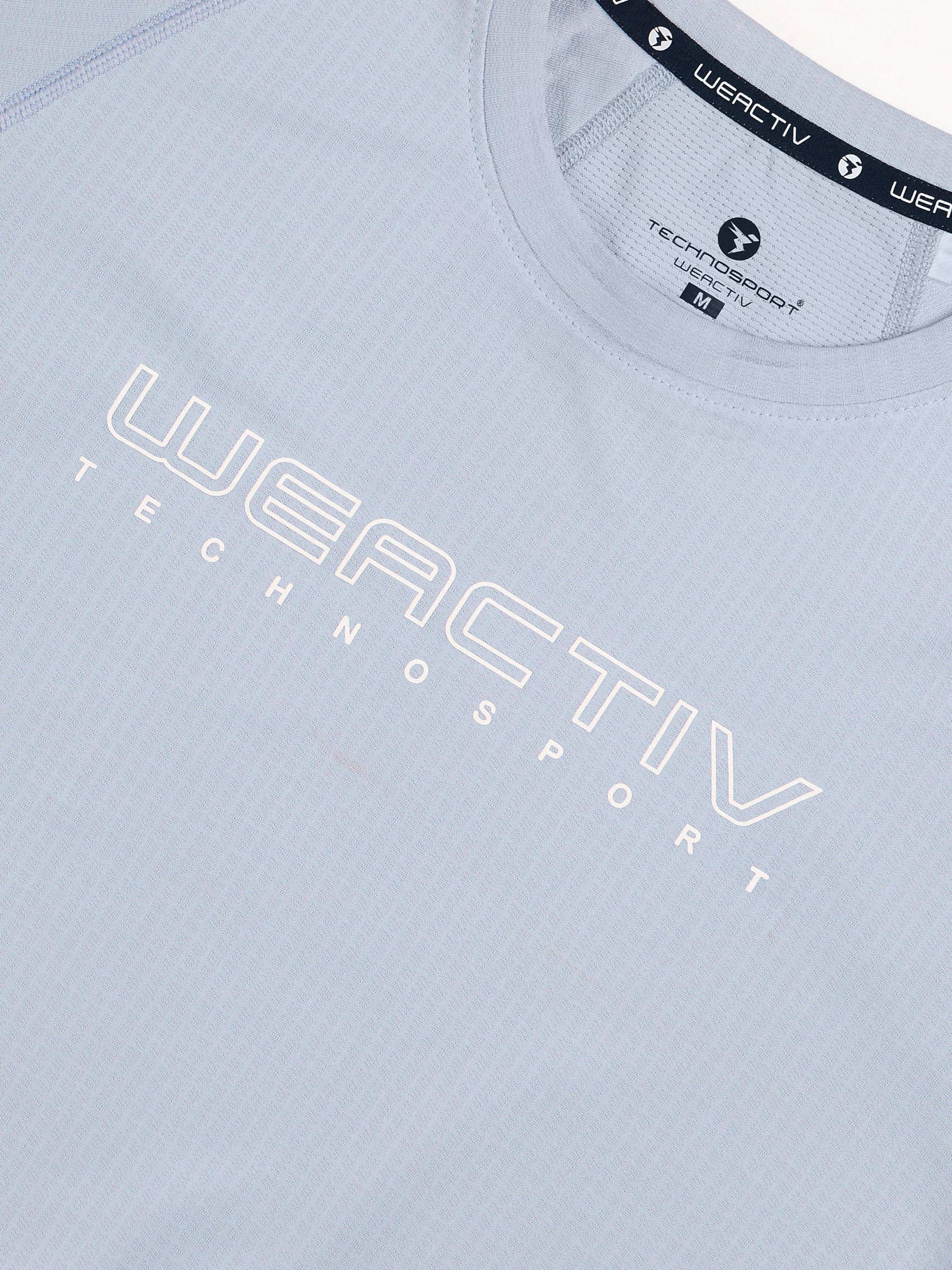 Women Typography Print Regular Fit Round Neck Sports Tee with TECHNOCOOL+ - Image 7